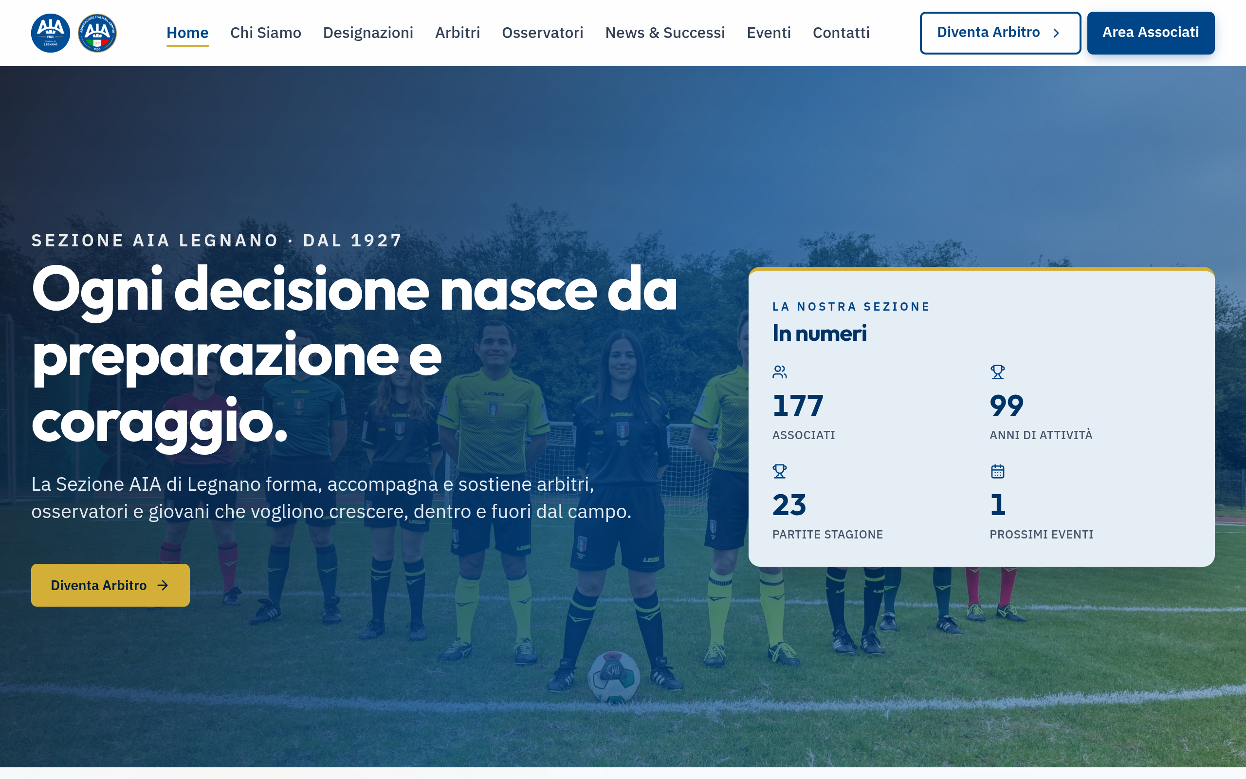 Anteprima sito AIA Legnano